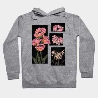 Wilt flower (black) Hoodie